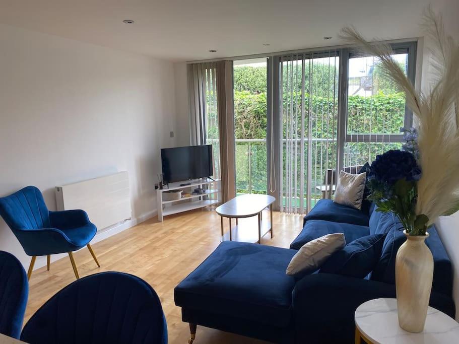 Modern Apartment, Fistral Beach New Quay Esterno foto